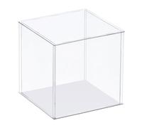 sourcing map Transparent Présentoir Étui Acrylique Boîte Assembler Transparent Antipoussière Boîte Vitrine 30x30x40cm pour Objets Collection Artisanat