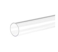 sourcing map Transparent Rond Rigide PC Tube 22mm Diamètre Interne x 25mm Diamètre Externe x 1M Polycarbonate Tuyauterie