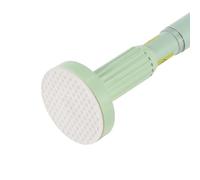 sourcing map Tringle à rideau de douche réglable sans perçage en acier au carbone pour fenêtre, porte, armoire, 111,8 cm à 188 cm, vert