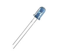Sourcing map TSAL6200 Diode infrarouge LED émetteur de lumière à tête ronde pour Arduino Bleu clair, 10pcs 5mm 940nm Clear Blue, 1