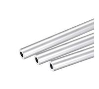 sourcing map Tube Aluminium 6063 Aluminium Rond Tube 11mm Diamètre Externe 6mm Interne Diamètre 25cm Longueur Tuyau Tube 3pcs