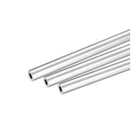 sourcing map Tube Aluminium 6063 Aluminium Rond Tube 8mm Diamètre Externe 4mm Interne Diamètre 25cm Longueur Tuyau Tube 3pcs