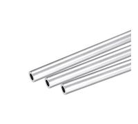 sourcing map Tube Aluminium 6063 Aluminium Rond Tube 8mm Diamètre Externe 5mm Interne Diamètre 25cm Longueur Tuyau Tube 3pcs