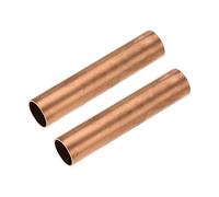 sourcing map Tube Cuivre Rond 21mm Diamètre Externe 1mm Paroi Épaisseur 100mm Longueur Droit Tuyau 2 Pcs