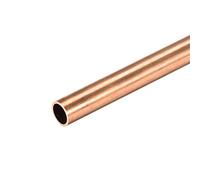 sourcing map Tube Cuivre Rond 6mm Diamètre Externe 0.5mm Paroi Épaisseur 300mm Long Droit Tuyau