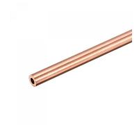sourcing map Tube Cuivre Rond 6mm Diamètre Externe 1,5mm Paroi Épaisseur 300mm Longueur Tuyau