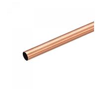 sourcing map Tube Cuivre Rond 8mm OD 0.25mm Paroi Épaisseur 200mm Longueur Tuyau