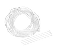 sourcing map Tube d'eau flexible en PVC transparent, 3 mm de diamètre intérieur x 5 mm de diamètre extérieur - Tuyau d'eau en vinyle transparent léger avec attaches à glissière pour aquaponie, tuyau