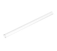sourcing map Tube en plastique rigide rond transparent de 13 mm x 15 mm de diamètre extérieur x 250 mm de long