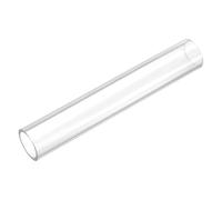 sourcing map Tube en plastique rigide rond transparent de 24 mm x 28 mm de diamètre extérieur x 150 mm de long