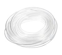 sourcing map Tube en PVC, 3,5 mm de diamètre intérieur x 5,5 mm de diamètre extérieur - Tuyau d'eau en vinyle transparent léger et flexible pour aquaponie, tuyau d'air, irrigation