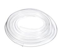 sourcing map Tube en PVC transparent de 10 mm de diamètre intérieur x 12 mm de diamètre extérieur - 4 m de long - Tuyau d'eau en plastique léger et flexible pour aquaponie, tuyau d'air, irrigation