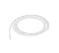 sourcing map Tube en silicone 2 mm ID, 4 mm OD, 2M, en caoutchouc de silicone flexible, tuyau d'arrosage à eau, transparent pour transfert de pompe