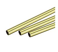 sourcing map Tube Laiton Rond 8.5mm OD 0.25mm Mur Épaisseur 300mm Longueur Tuyau 3Pcs