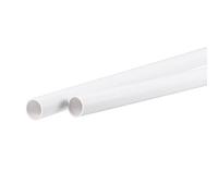 sourcing map Tube PVC Rigide Blanc Tuyau 12mm ID 14mm OD 50cm Tube Plastique PVC Pipe 2Pcs Pour Conduite d'Eau, Artisanat, Décoration, Manchon de Câble