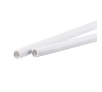 sourcing map Tube PVC Rigide Blanc Tuyau 8mm ID 10mm OD 50cm Tube Plastique PVC Pipe 2Pcs Pour Conduite d'Eau, Artisanat, Décoration, Manchon de Câble