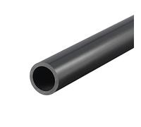 sourcing map Tube PVC Rigide Noir 15.5mm ID 20mm OD 50cm Tuyau PVC Pipe Résistant aux Chocs pour Conduites d'Eau, Artisanat, Décoration et Gaines de Câbles