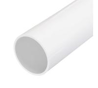 sourcing map Tube rigide en PVC de 3,5 pouces Tuyau rond Quincaillerie Tube 81,4 mm DI 90 mm DE 350 mm Blanc Haute résistance aux chocs pour tuyau d'eau manchon de câble