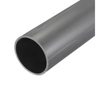 sourcing map Tube rigide en PVC de 3,5 pouces, tuyau rond, tube de plomberie, diamètre intérieur 81,4 mm, diamètre extérieur 90 mm, 350 mm, gris clair, haute résistance aux chocs pour tuyau d'eau