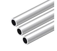 sourcing map Tube rond en aluminium 6063, 30cm de Longueur 16mm OD 12mm ID Tube aluminium droit sans soudure 3 Pcs
