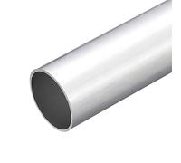 sourcing map Tube Rond en Aluminium 6063, 40mm OD 37mm ID 30cm de Longueur Tuyau Tube pour Industrie DIY Projets