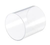 sourcing map Tube rond rigide en acrylique transparent 84 mm ID 90 mm OD 100 mm pour éclairage, modèles, plomberie, travaux manuels