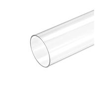 sourcing map Tube rond rigide en polycarbonate transparent 59 mm x 63 mm x 245 mm