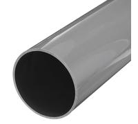 sourcing map Tube rond rigide en PVC - 152 mm x 160 mm x 500 mm - Gris clair - Résistant aux impacts pour tuyaux d'eau, travaux manuels, décoration, manchon de câble