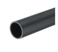 sourcing map Tube rond rigide en PVC de 1 1/4 pouces - 28,2 mm ID 32 mm OD 330 mm/13 mm - Gris foncé - Résistant aux chocs pour tuyau d'eau