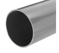 sourcing map Tube rond rigide en PVC de 131,4 mm DI 140 mm DE DE 330 mm/13 mm ID 130 mm/13 Gris clair Résistant aux impacts pour tuyau d'eau