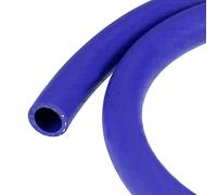 sourcing map Tuyau de chauffage sous vide en silicone 14 mm ID 1 m 101 psi 392F Bleu renforcé haute température pour moteur