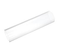 sourcing map Tuyau en plastique rigide en polycarbonate rond transparent 104 mm ID 4 5/16" OD 425 mm ID 4 5/16" OD 17" (425 mm) résistant aux chocs pour éclairage, modélisme, plomberie d'eau