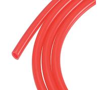 sourcing map Tuyau en Silicone 3mm ID 5mm OD 2.5 Mètre de Long Rouge Tuyau d'Arrosage Haute Température