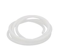 sourcing map Tuyau en Silicone 3mm x 6mm Translucide de Pompe à Air et à Eau 1.2 Mètre de Longueur