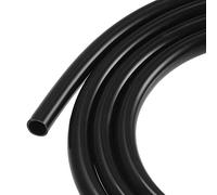 sourcing map Tuyau en Silicone 8mm ID 10mm OD 2 Mètre de Long Noir Tuyau d'Arrosage Haute Température