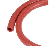 sourcing map Tuyau en Silicone de Chauffage 10mm ID x 16mm OD 1 Mètre de Long Durite 101psi 392F Rouge Renforcé Haute Température pour Moteur