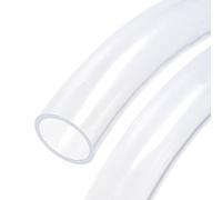sourcing map Tuyau en vinyle transparent en PVC 50 mm ID 58 mm OD 1 m Flexible léger pour tuyau d'eau et d'air