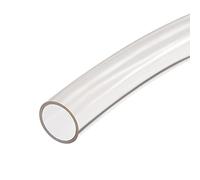 sourcing map Tuyau en vinyle transparent en PVC, tuyau d'eau flexible en plastique 21 mm de diamètre x 23 mm de diamètre extérieur, 1 m