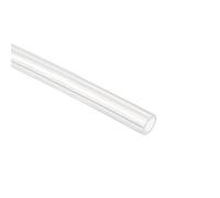sourcing map Tuyau en Silicone 3mm ID x 4mm OD 1 Mètre de Long Tuyau Flexible en Caoutchouc de Silicone pour Eau et Air Transparent pour le Transfert d'Eau