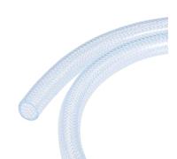 sourcing map Tuyau PVC Tressé Renforcé Tube 12mm Diamètre Interne 1m Transparent Haute Pression pour Tuyau eau pour Irrigation de Jardin