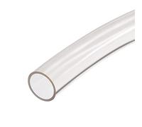 sourcing map Tuyau PVC Vinyle Souple Transparent Clair 19mm ID X24mm OD 2Mètre/6.56ft Tuyau Flexible Plastique