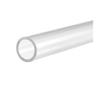 sourcing map Tuyau Rigide en PVC Rond Tube PVC 20mm Diamètre Interne 25mm Diamètre Externe 0.3 m Transparent Haut Transparence pour Eau Tube Artisanats Présentoirs