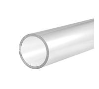 sourcing map Tuyau Rigide en PVC Rond Tube PVC 43mm Diamètre Interne 50mm Diamètre Externe 0.3 m Transparent Haut Transparence pour Eau Tube Artisanats Présentoirs