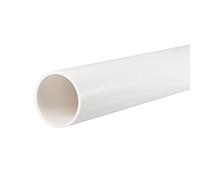 sourcing map Tuyau Rigide en PVC Rond Tube PVC 45.2mm Diamètre Interne 50mm Diamètre Externe 0.35m Blanc Haut Impact pour Eau Tube Artisanats