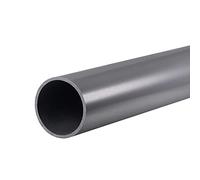 sourcing map Tuyau Rigide en PVC Rond Tube PVC 45.2mm Diamètre Interne 50mm Diamètre Externe 0.35m Clair Gris Haut Impact pour Eau Tube Artisanats