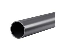 sourcing map Tuyau Rigide en PVC Rond Tube PVC 45mm Diamètre Interne 50mm Diamètre Externe 0.35m Foncé Gris Haut Impact pour Eau Tube Artisanats