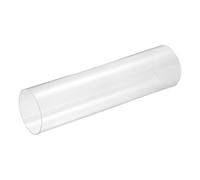 sourcing map Tuyau rond en acrylique rigide transparent pour plomberie, éclairage, projets de bricolage - 70 mm x 80 mm (DI x DE) 30,5 cm (DI x DE)
