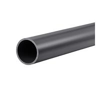 sourcing map Tuyau rond rigide en PVC - 26,5 x 32 x 0,35 m (DI x DE x L) - Gris foncé - Résistant aux impacts - pour tuyaux d'eau, travaux manuels