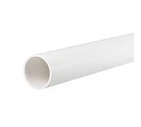sourcing map Tuyau rond rigide en PVC - 36 x 40 x 0,35 m (DI x DE x L) - Blanc - Résistant aux impacts - pour tuyaux d'eau, travaux manuels