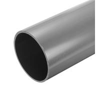 sourcing map Tuyau rond rigide en PVC de 101,6 mm de diamètre intérieur et 110 mm de diamètre extérieur - Résistant aux impacts - Pour tuyau d'eau, aquarium, serre, jardin - Gris